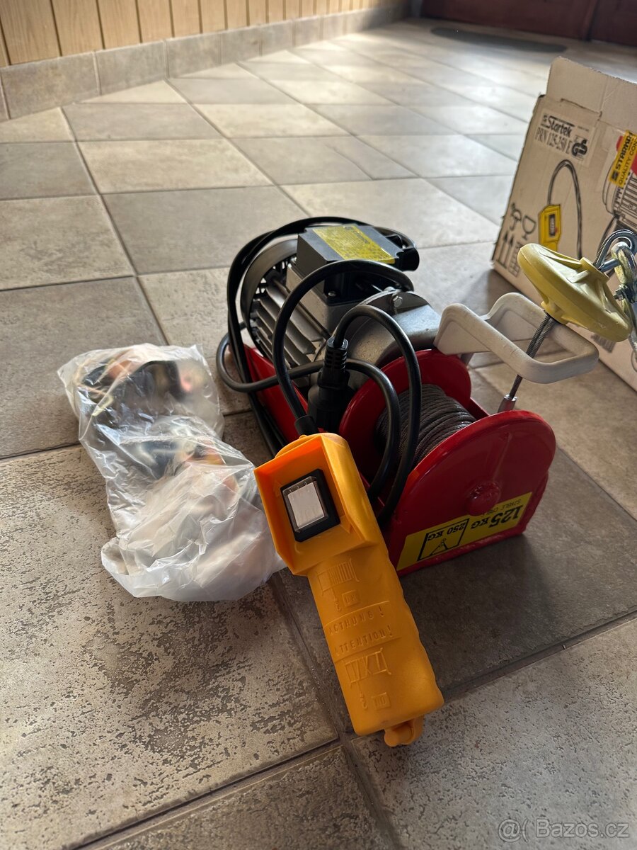 Elektrický lanový zvedák - kočku - 150/250kg - 3