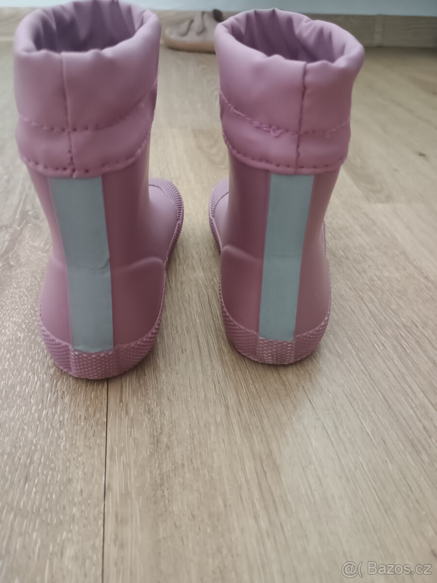 Barefoot dětské gumáky Bundgaard - růžové vel. 22 - 3
