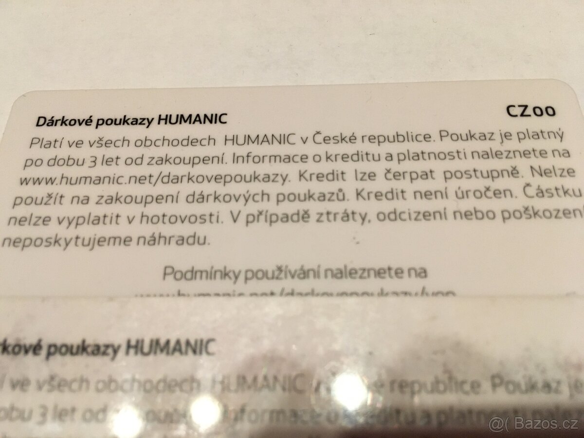 dárková poukázka do HUMANIC obuv doplňky i e-shop - 3