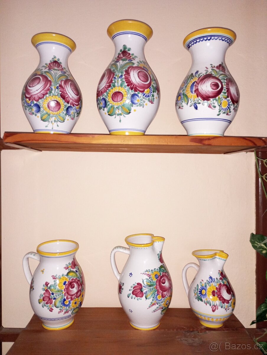 Slovácká keramika - sada 17 ks / jednotlivě - 3