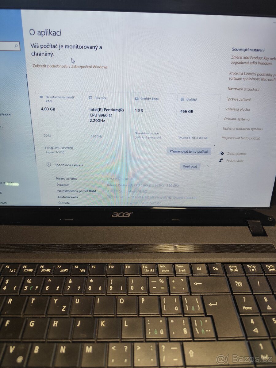 Notebook Acer Aspire E1-531G | GeForce GT 620M | Windows 10 - 3