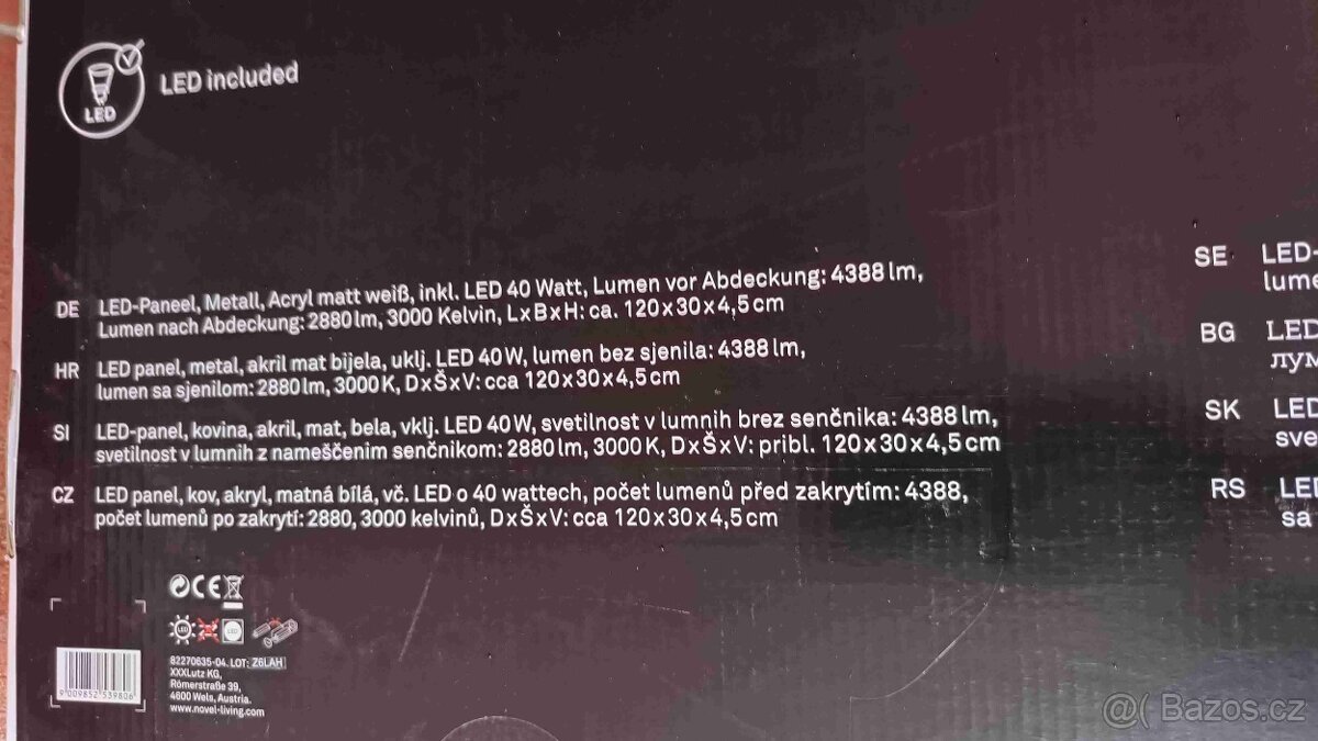 LED Podhledové svítidlo NDLS - obdélníkové, nové - 3