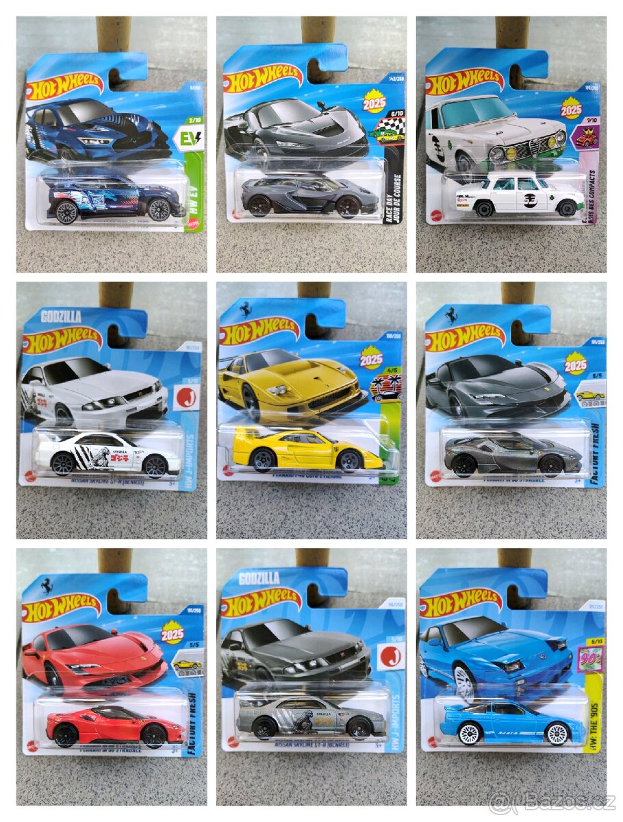 HOT WHEELS MODELY 2022 - 2025 - 3