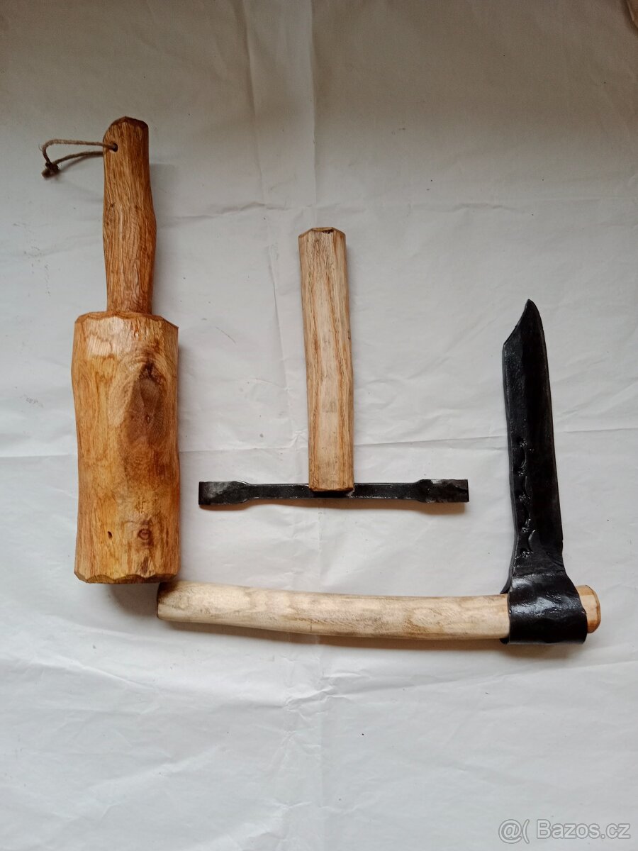 Šindelářský set - štípák, struh, palička - 3