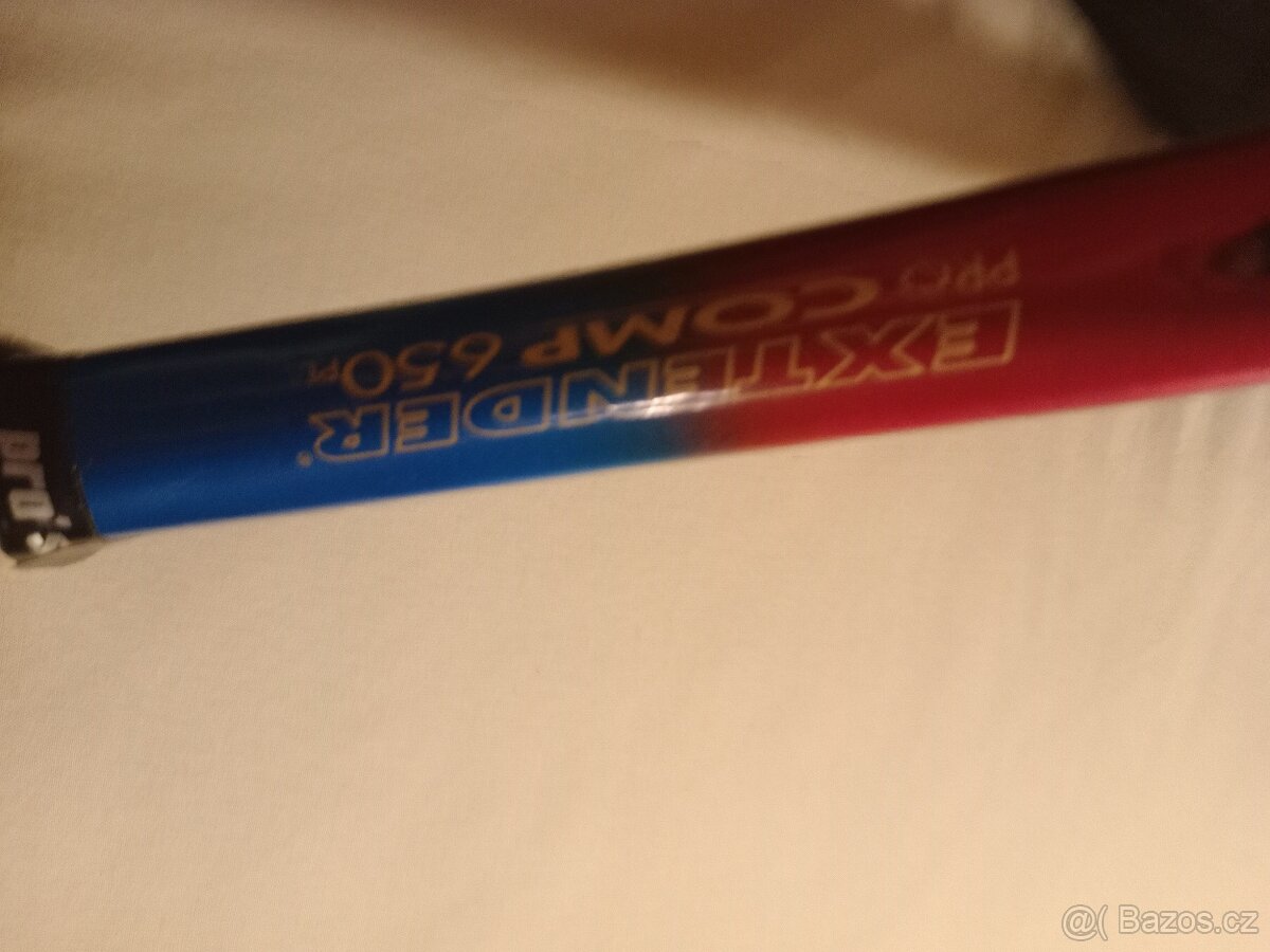 Tenisová starodávná pálka+obal stejný značky - 3