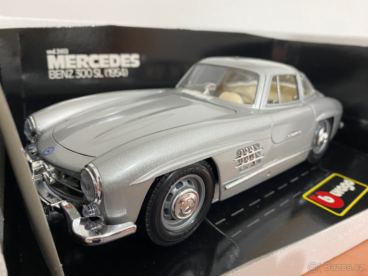 Mercedes Benz 300 SL, Bburago, 1:18 - 3