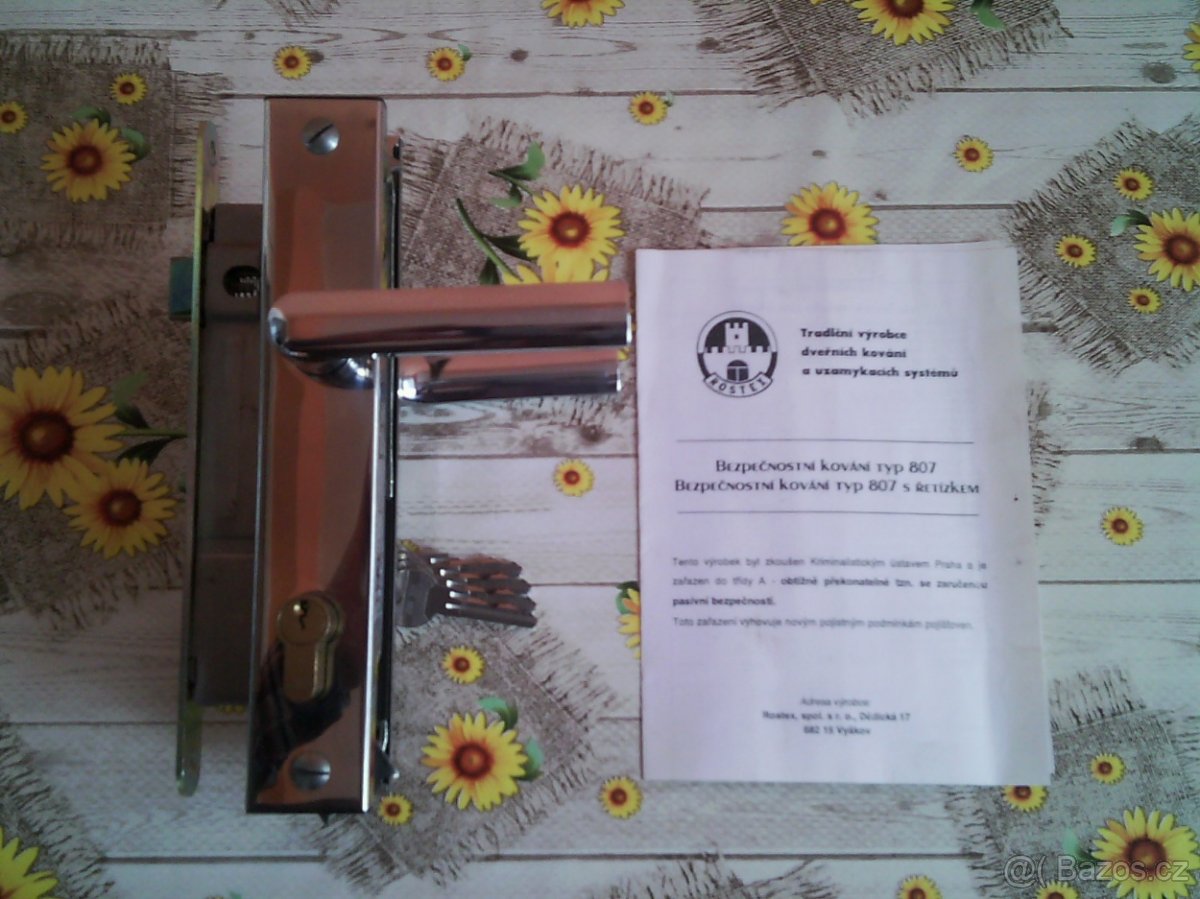 Bezpečnostní kování Rostex typ 807 - 3