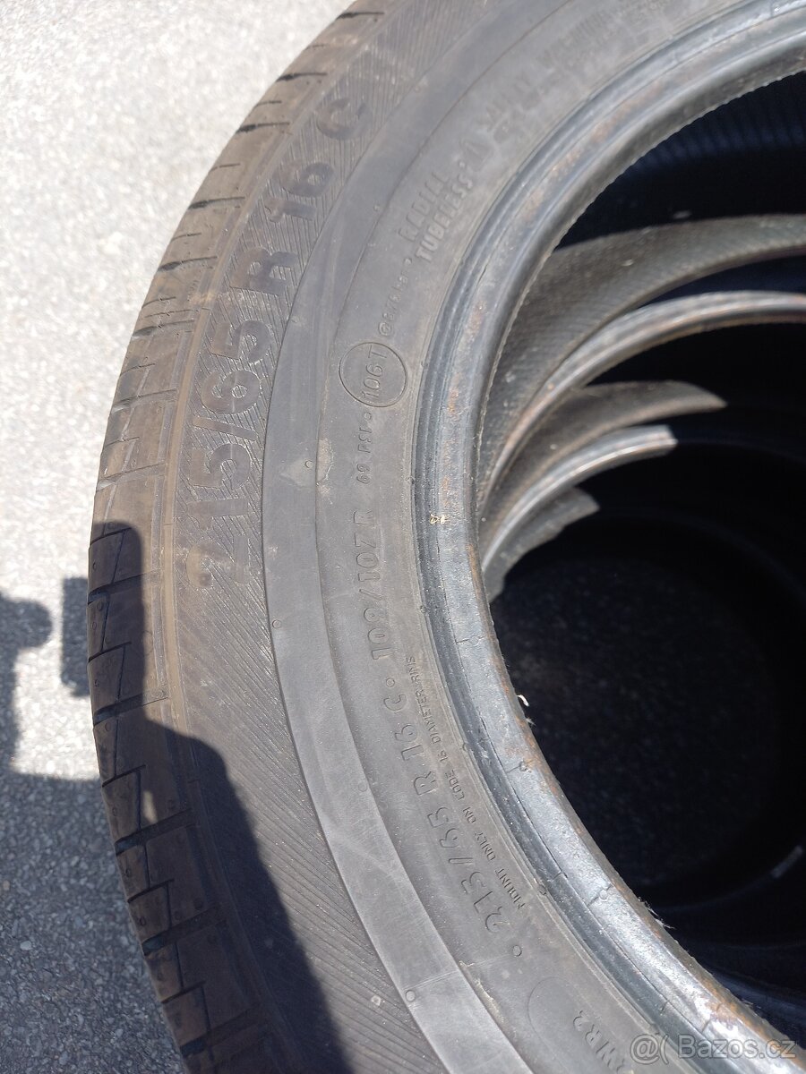 4ks téměř NOVÉ zátežové užitkové pneu 215/65R16C - 3