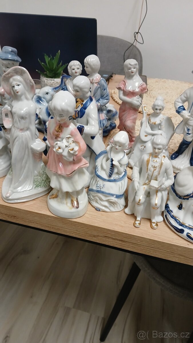 Prodam 35 ks porcelánových Sošek - 3