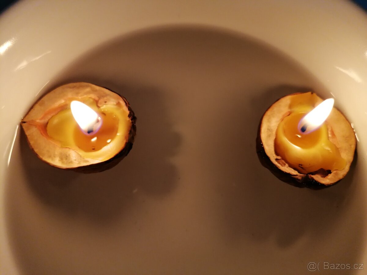 Vánoční plovoucí lodičky se včelím voskem - 3