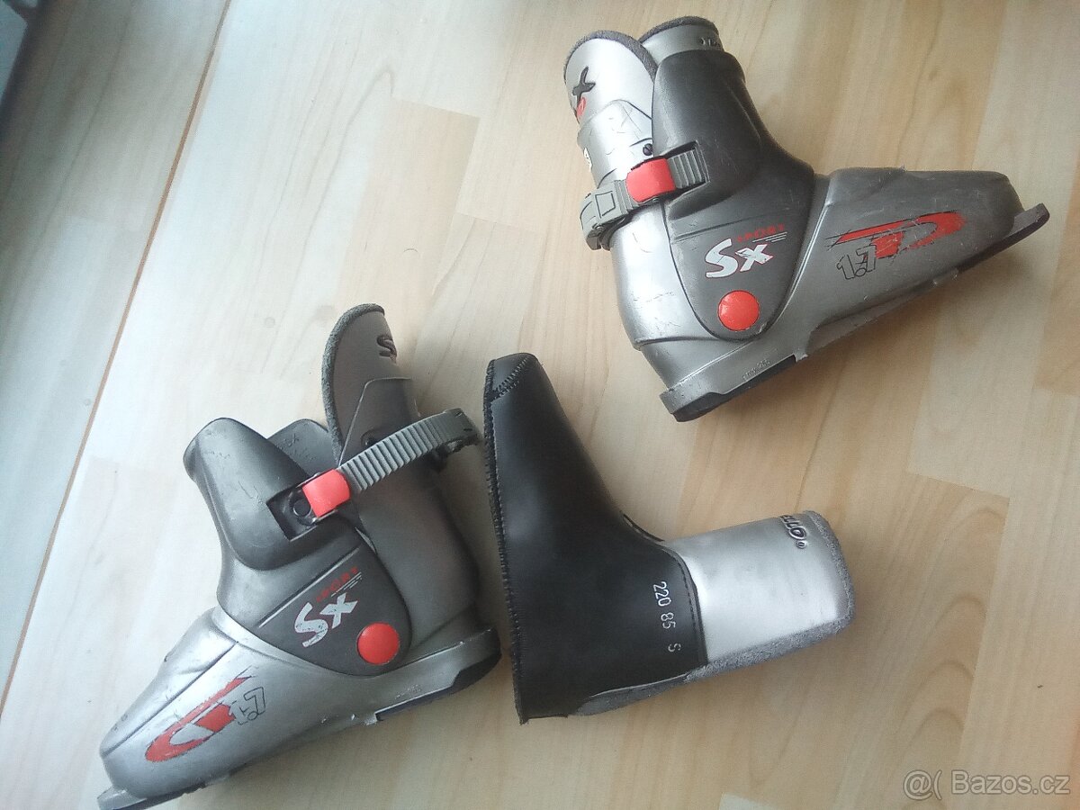 Prodám dětské lyžáky - přezkáče - 3