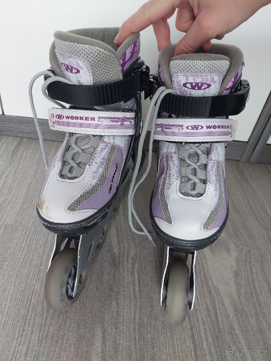 Dětské dívčí inline brusle - 3