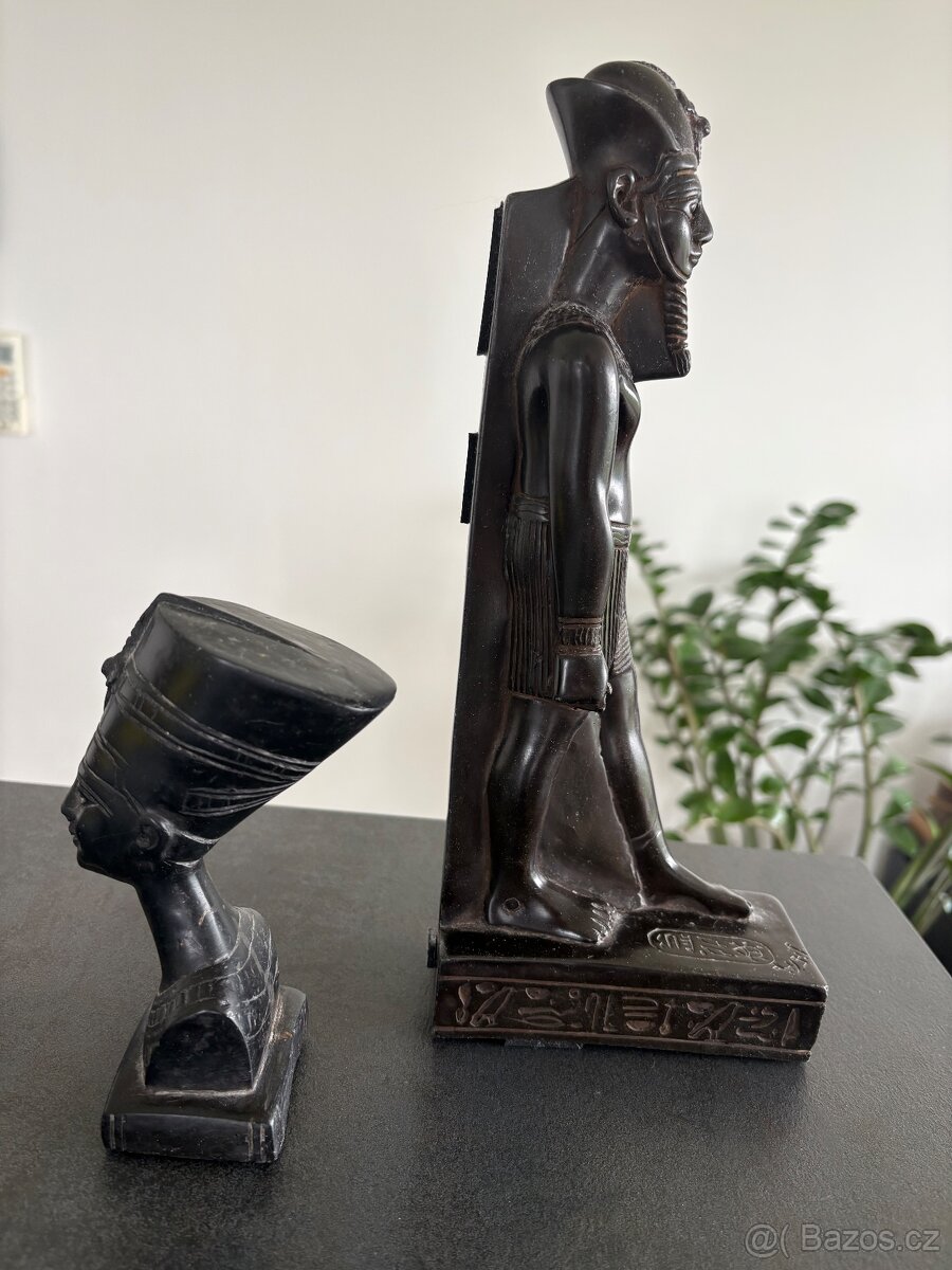 Dekorace- Egyptské sošky- 2ks - 3