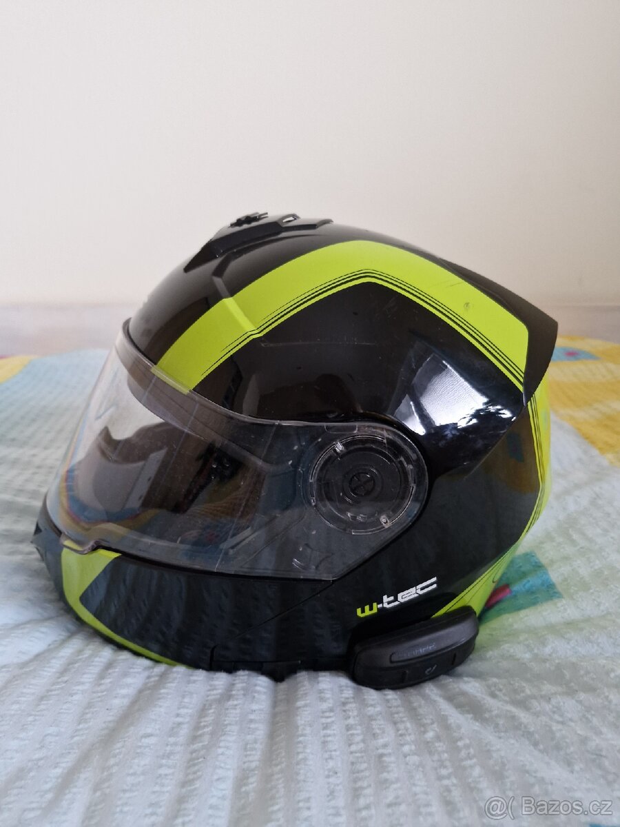 Integrální helma W-TEC, vel. S 55-56, intercom - 3