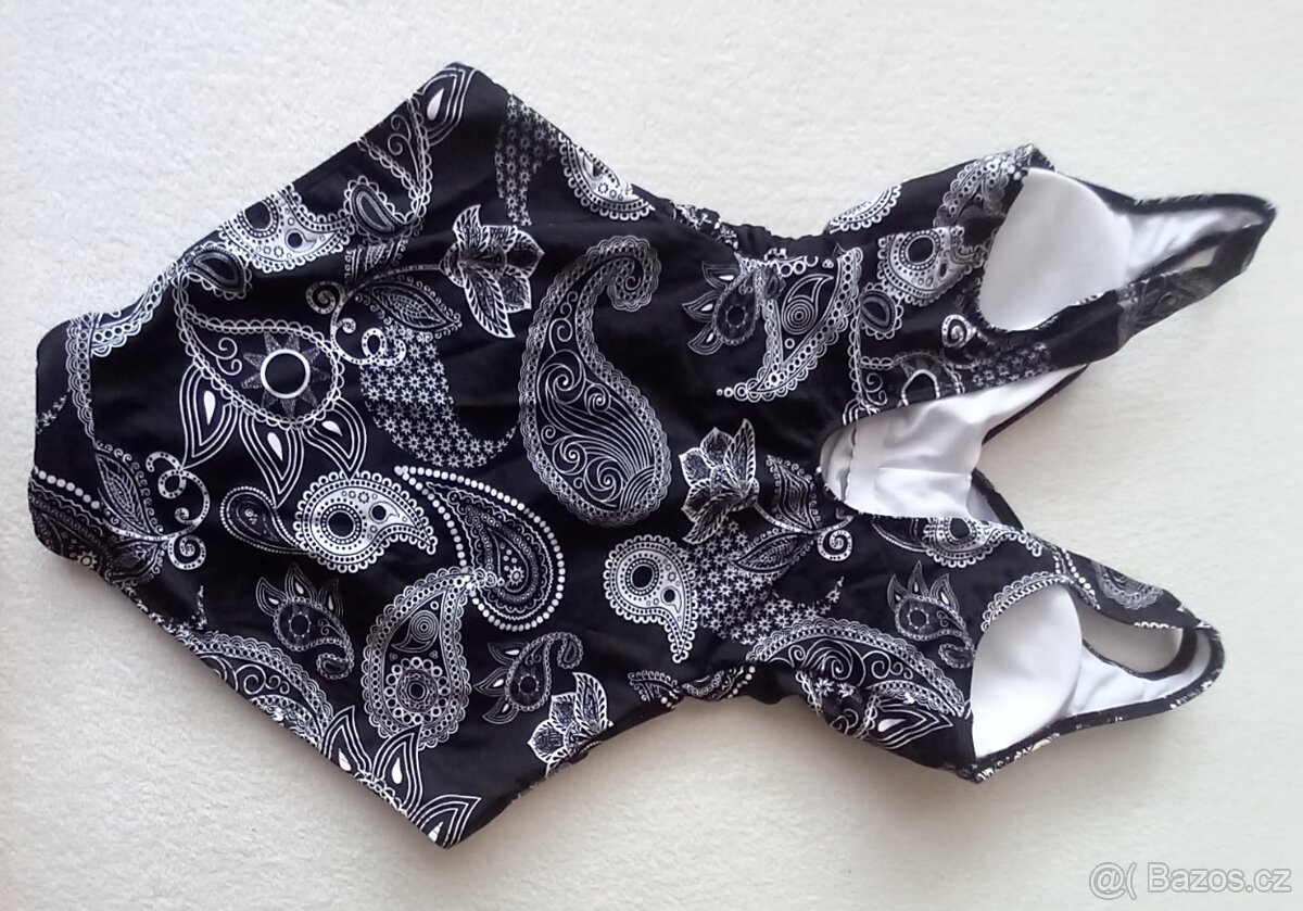 Černobílé plavky v.38 - 3