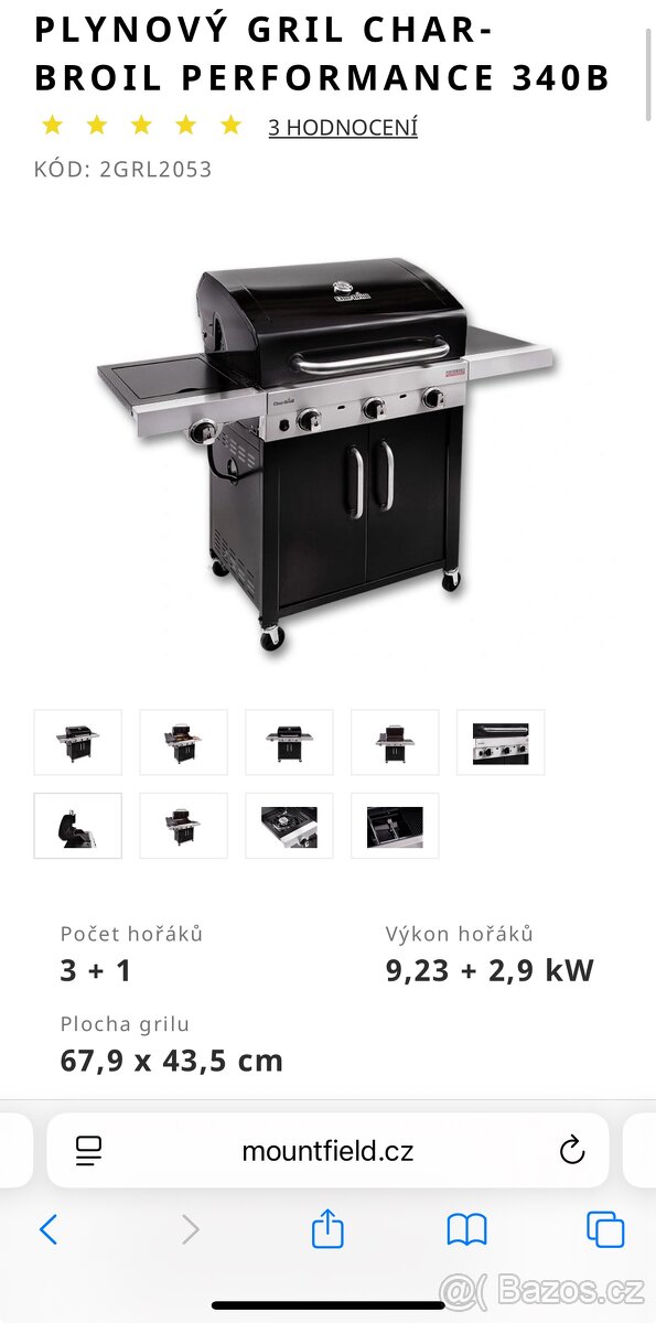 Zahradní gril Char-broil performance - 3