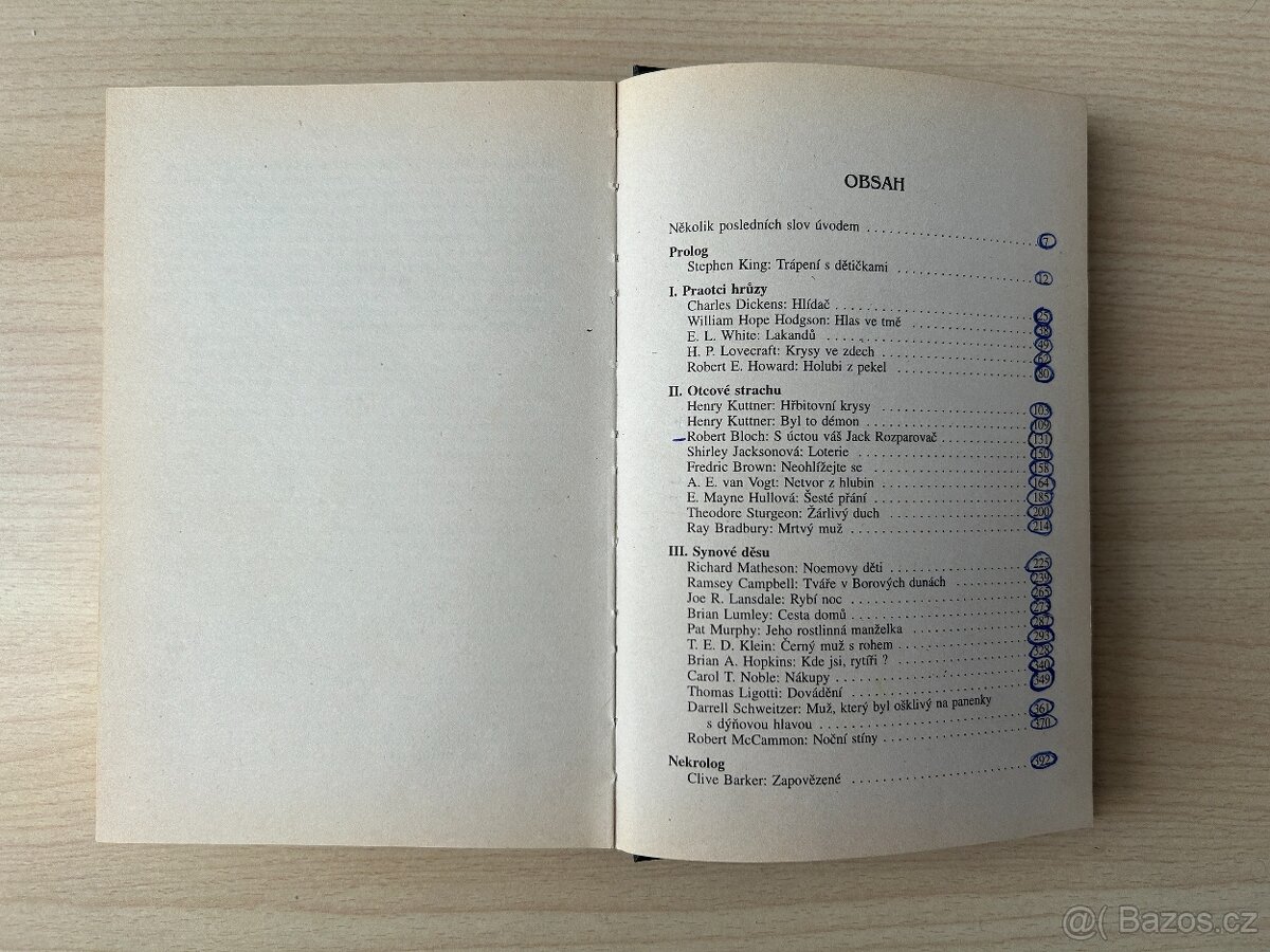 Kniha Hlas krve - Ivan Adamovič - sbírka hororu - 3