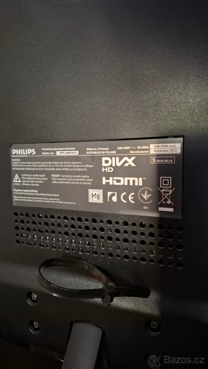 Televize Philips 32PFL4007H/12 - 3