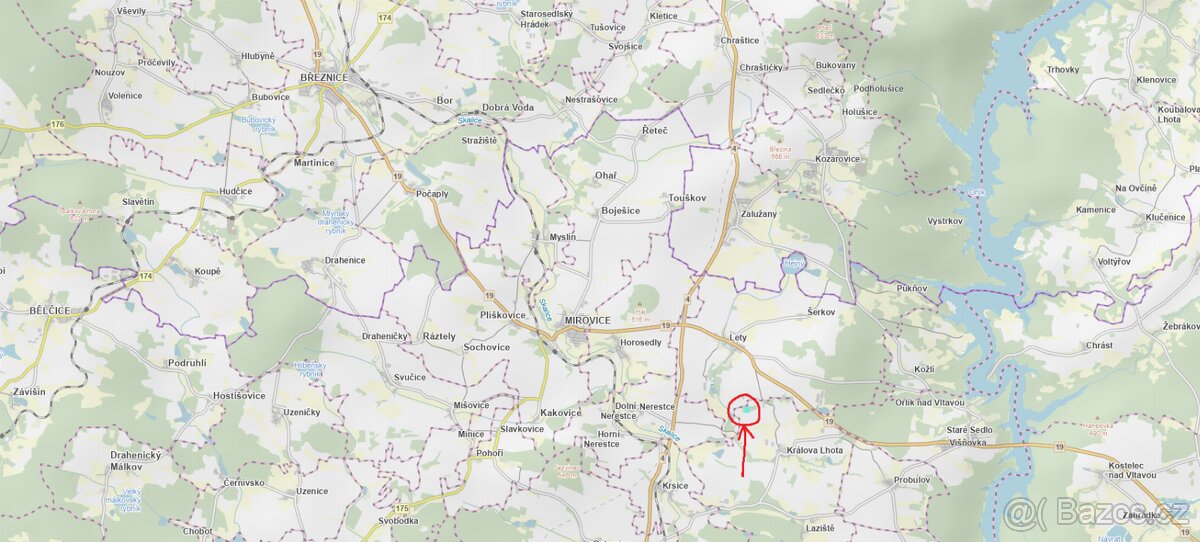 Prodám pozemky v katastrálním území Králova Lhota - 3