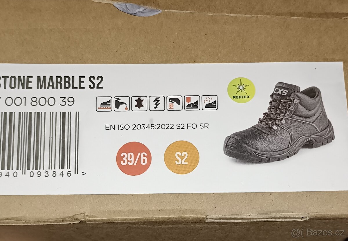 CXS pracovní boty č.39 nové - 3