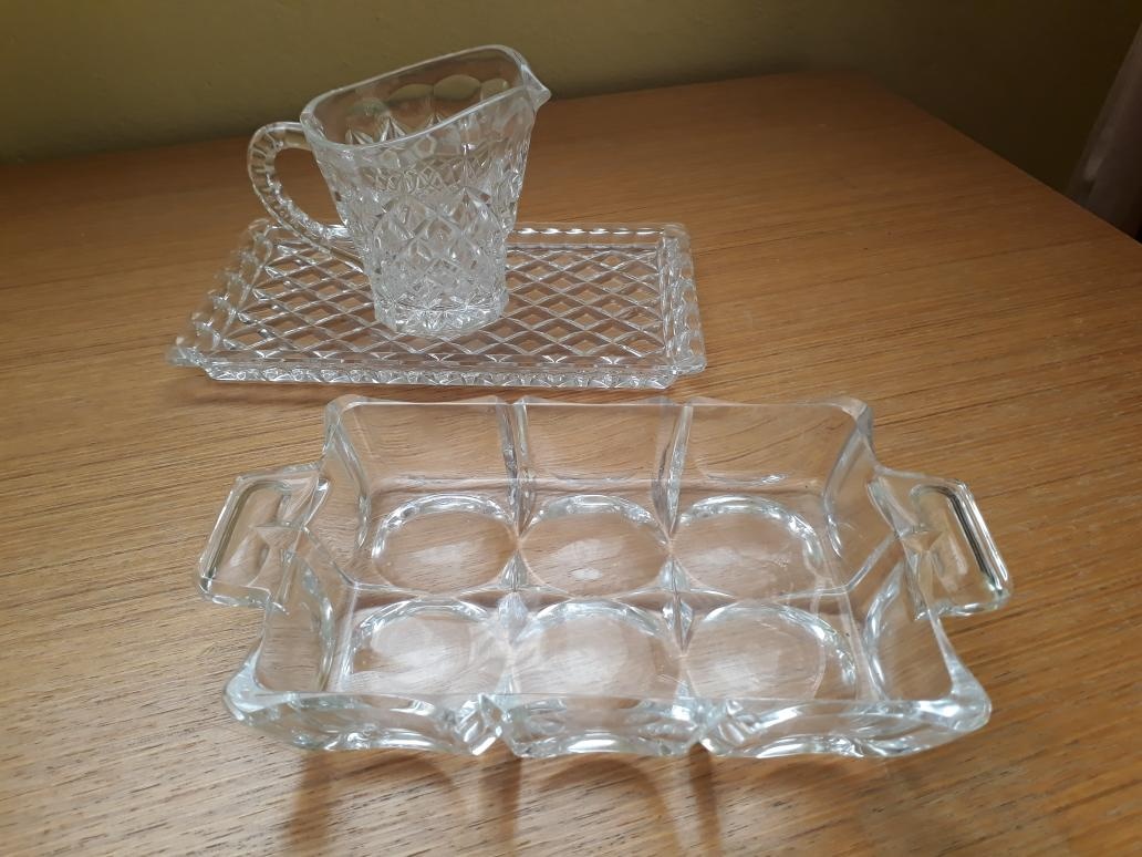 sklo - mísa, tácky - 3