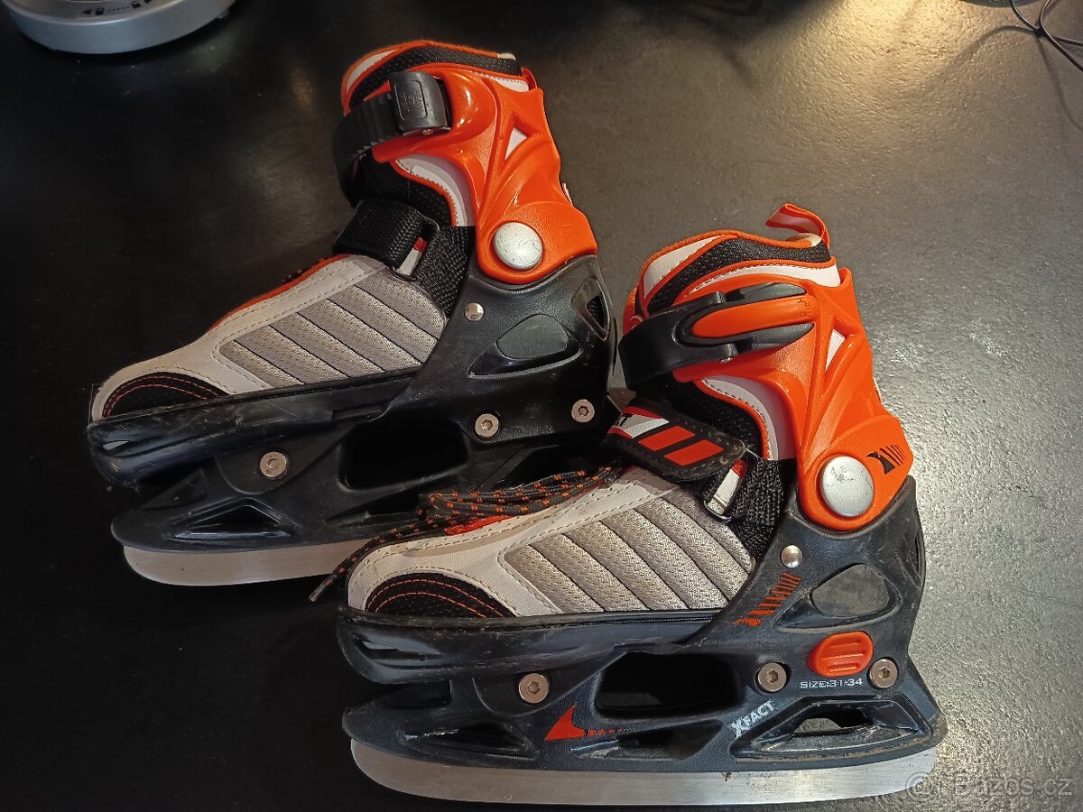 Dětské posuvné brusle na led velikost 31-34 - 3