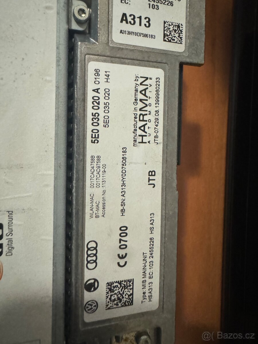 Prodám radio columbus Octavia 3 - 3