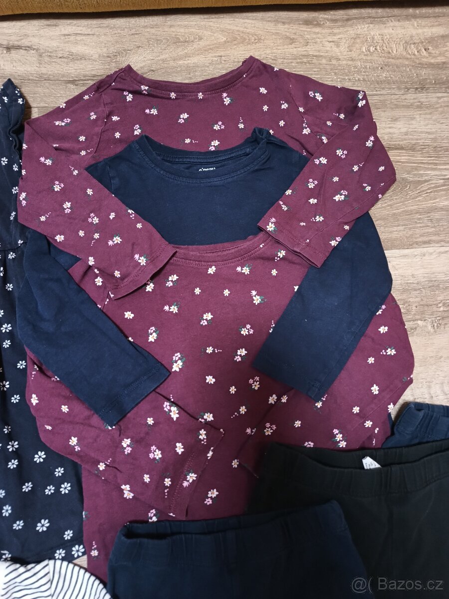 Set dívčího oblečení vel. 98 H&M, C&A, Lindex... - 3