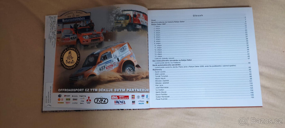 Knihu o automobilovém závodu Dakar 2007 - 3