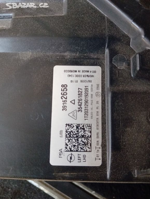 Opel corsa F levý LED LUX - 3