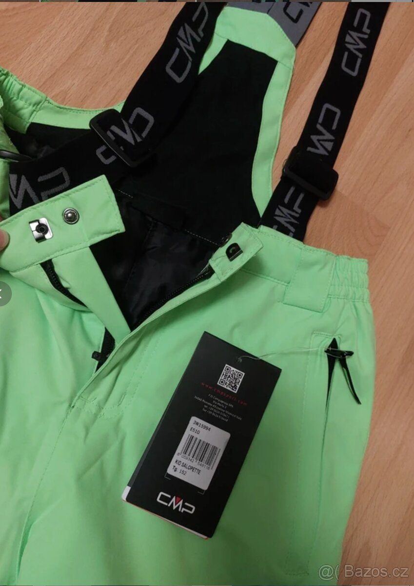 Nové zimní lyžařské kalhoty, oteplováky, 140/146, neon - 3