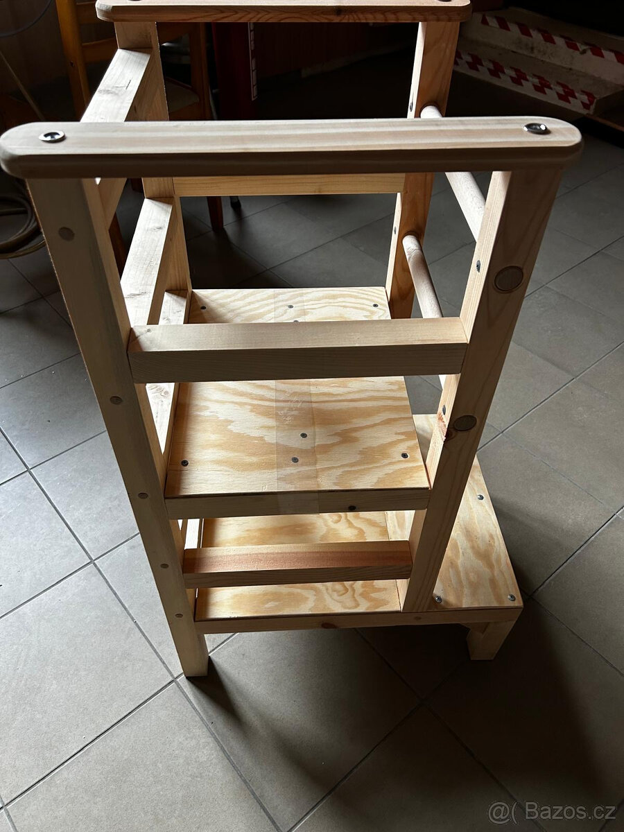 Dětská dřevěná učící věž - 3