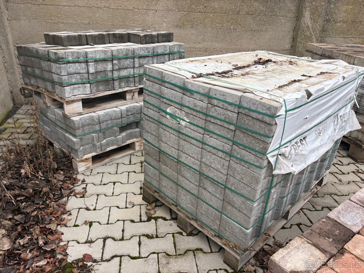 Zámková dlažba Best tvar kost 8cm - 3