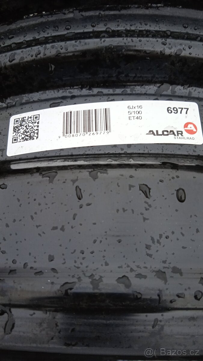 5x100 ,6Jx16, škoda,Scala,Et40,5/100, 6977 - 3