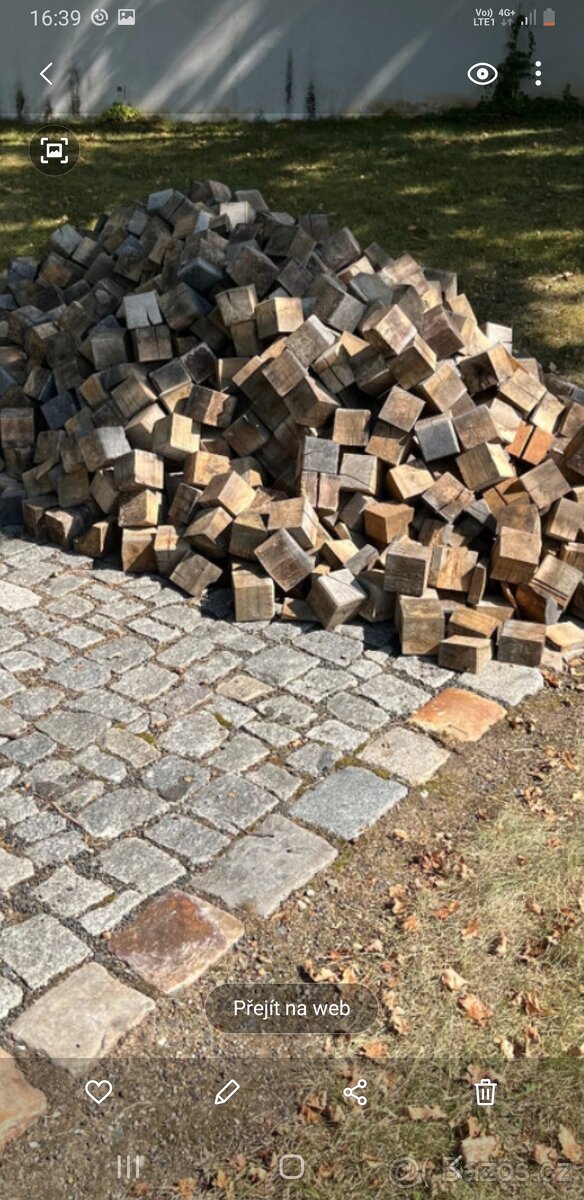 Dlažba dub špalíky 10x10x10 - 3