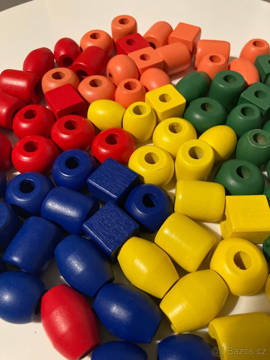 Jouéco dřevěné navlékací korále - 3