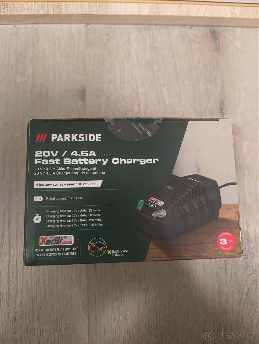 Parkside Smart baterie 4ah + nabíječka 4,5ah - 3