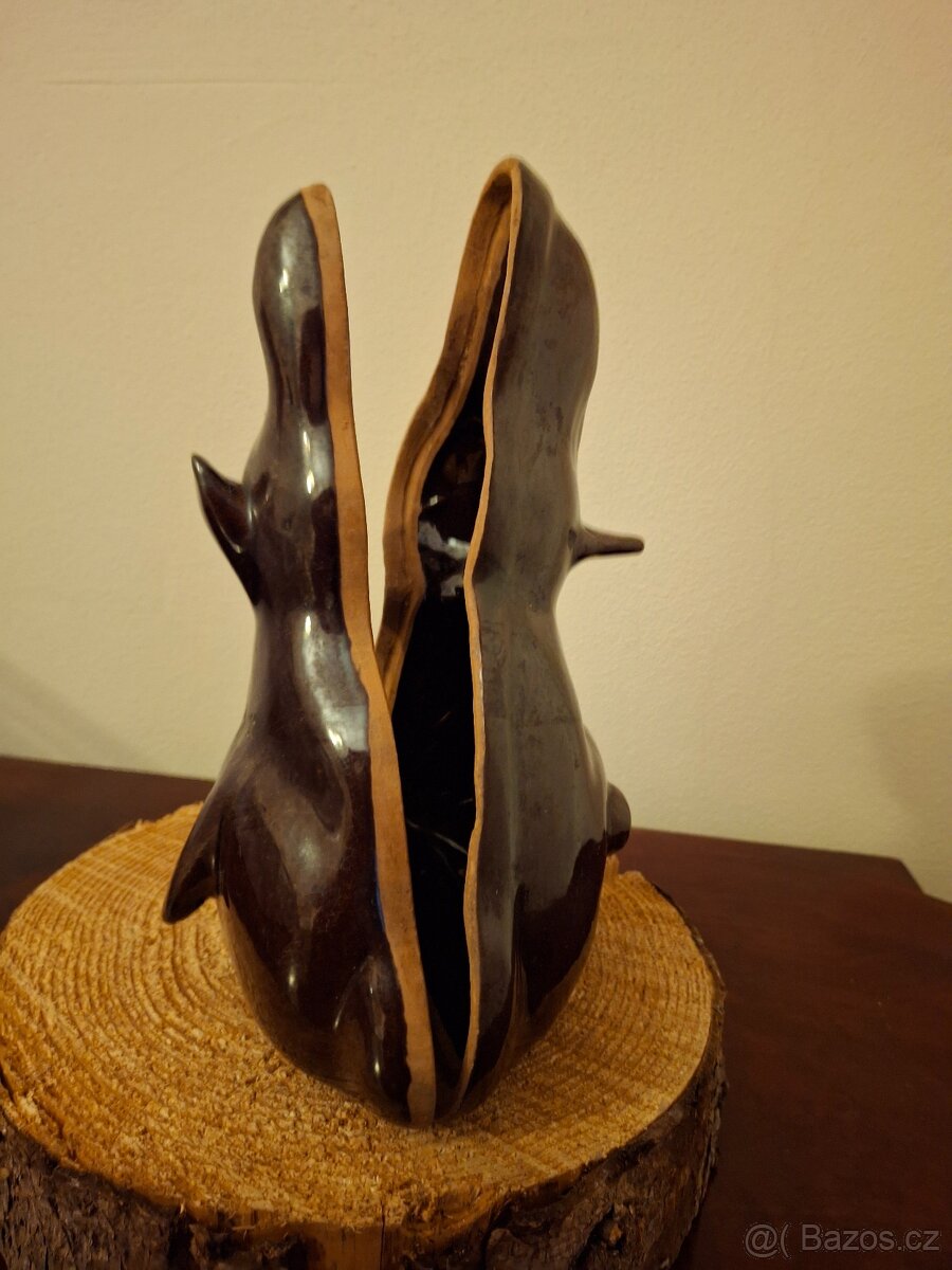 Keramická velikonoční forma zajíček - 3