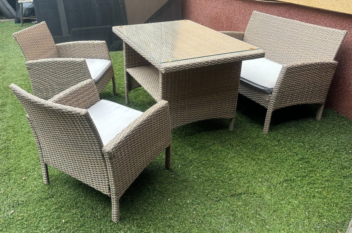 Ratanový zahradní set - 3