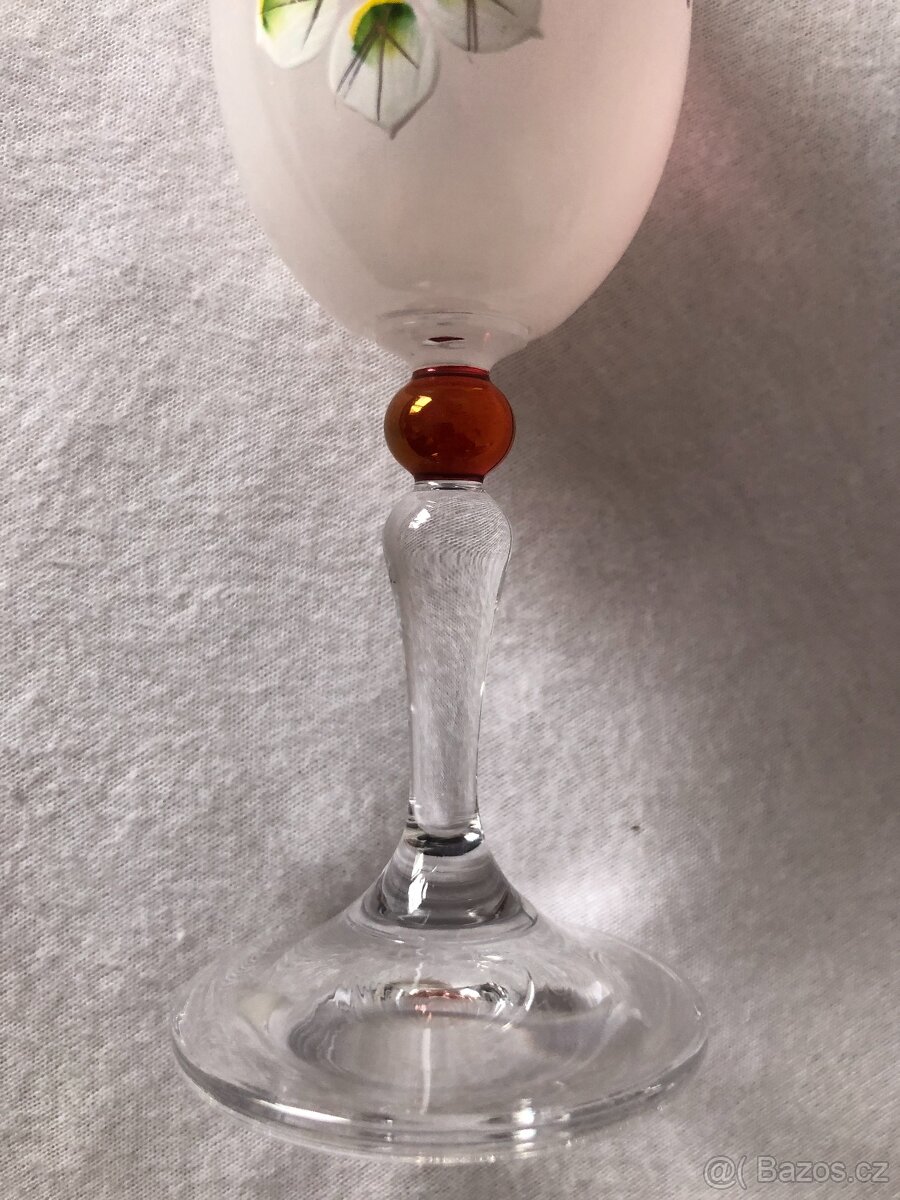 Malované skleničky - 2 kusy - 3