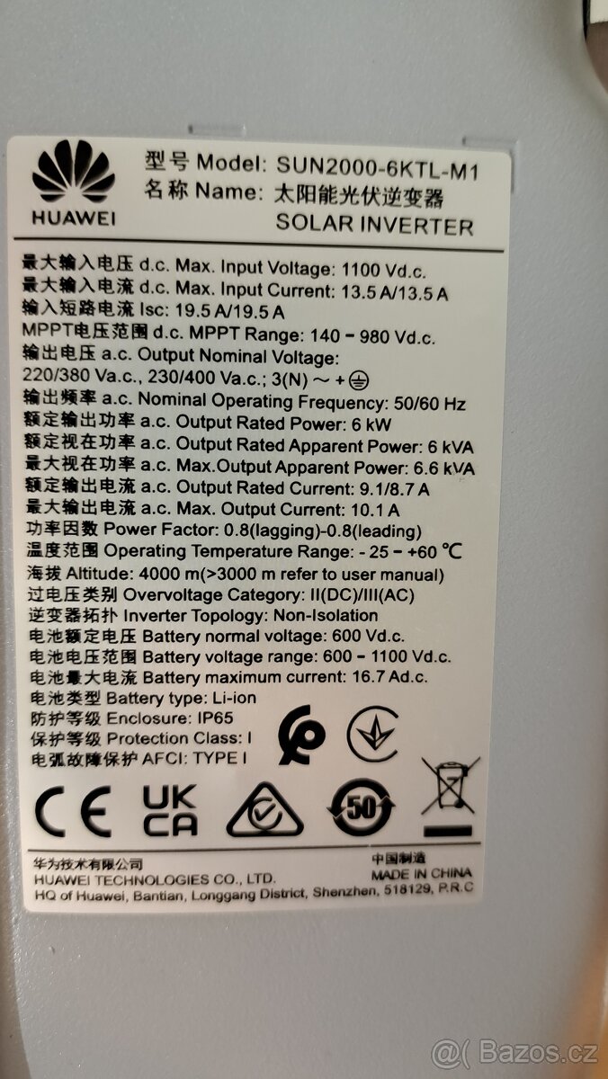 HUAWEI SUN2000 6KTL-M1 - 3