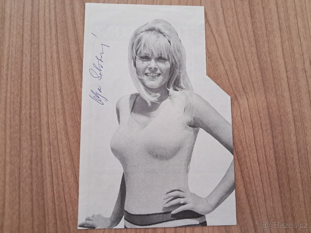 AUTOGRAM OLGA SCHOBEROVÁ - 3