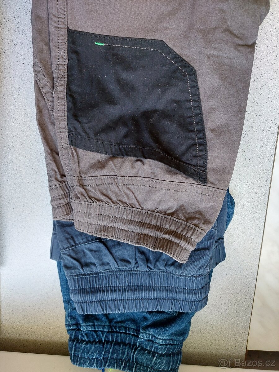 10x tepláky,  jeans, softschell - 3
