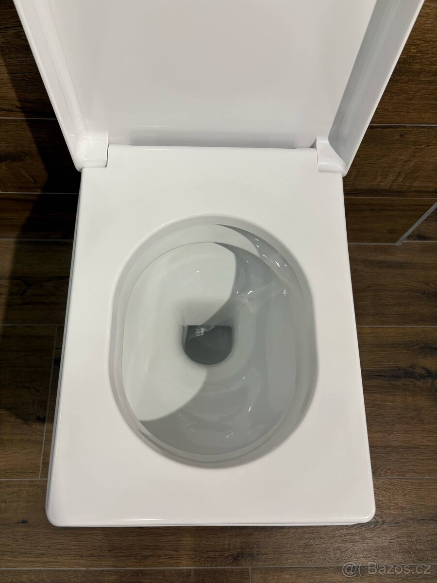 KERASAN set - závěsné wc, záv. bidet, bidet. + umyv. baterie - 3