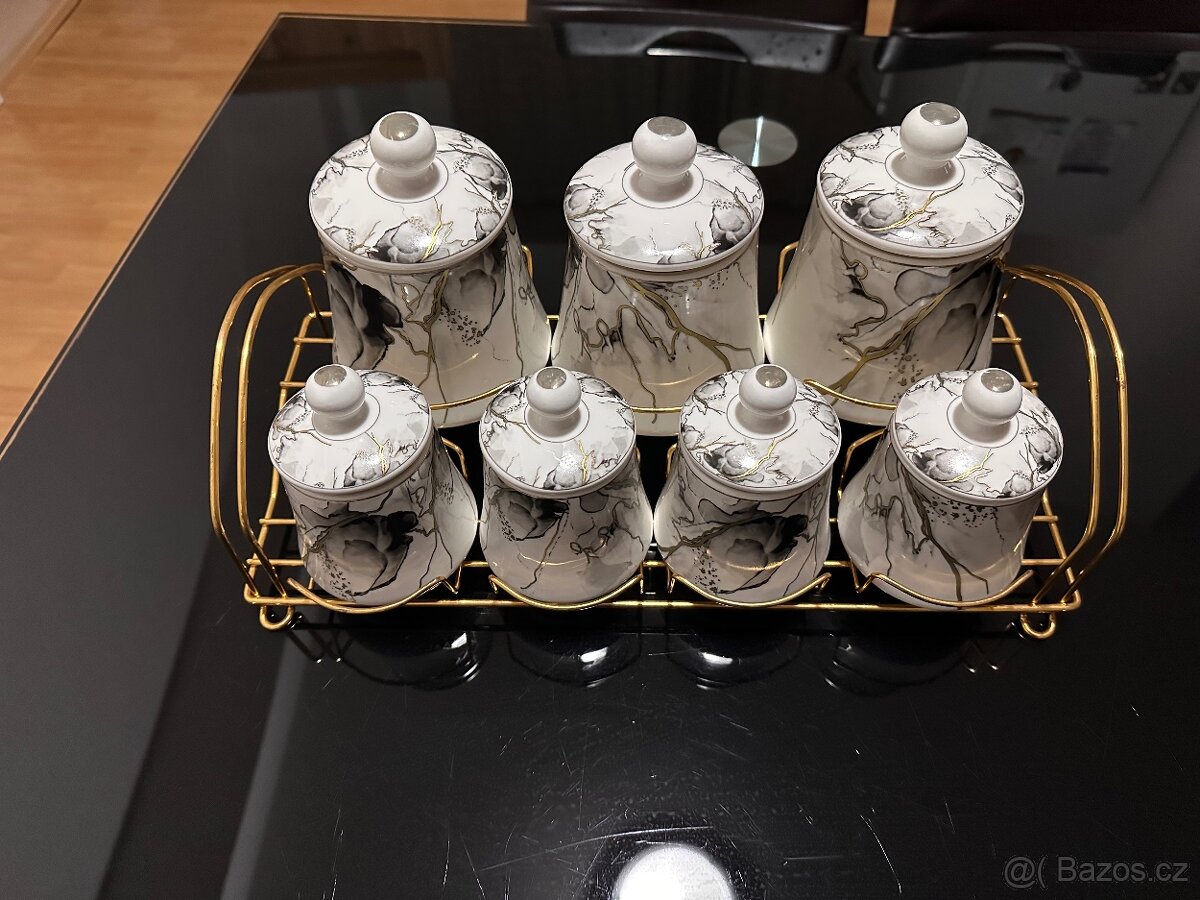 Sada keramických dóz. - 3