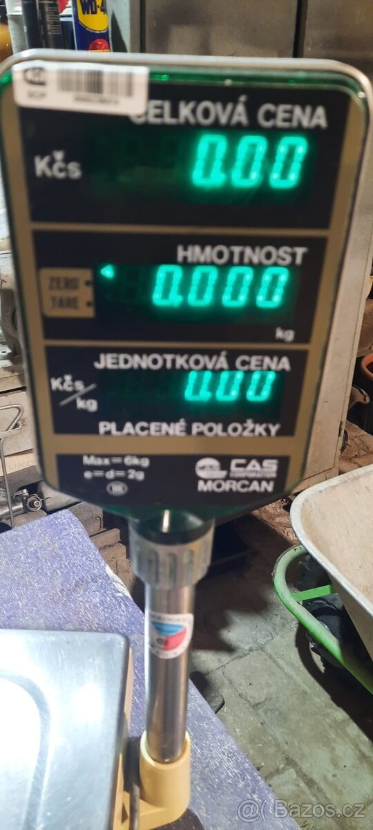 Prodám digitální váhu CAS Morcan - 3