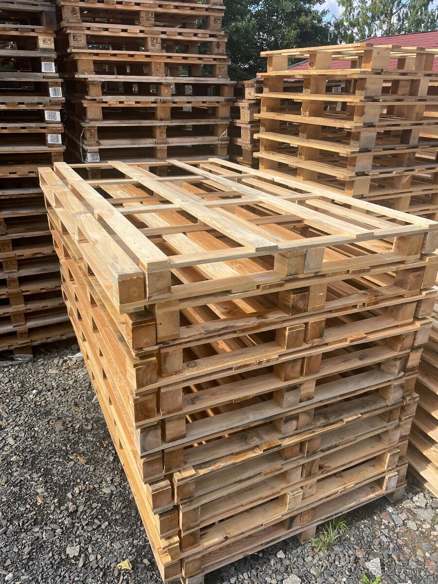 Drevene palety - velke mnozstvi, hodne druhu - 3