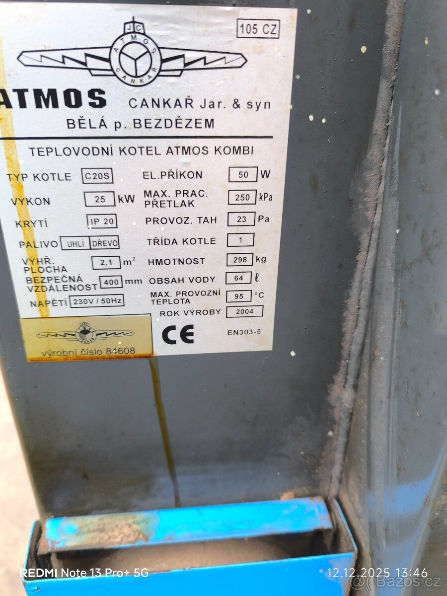 Kotel Atmos c20s kombinovaný - 3