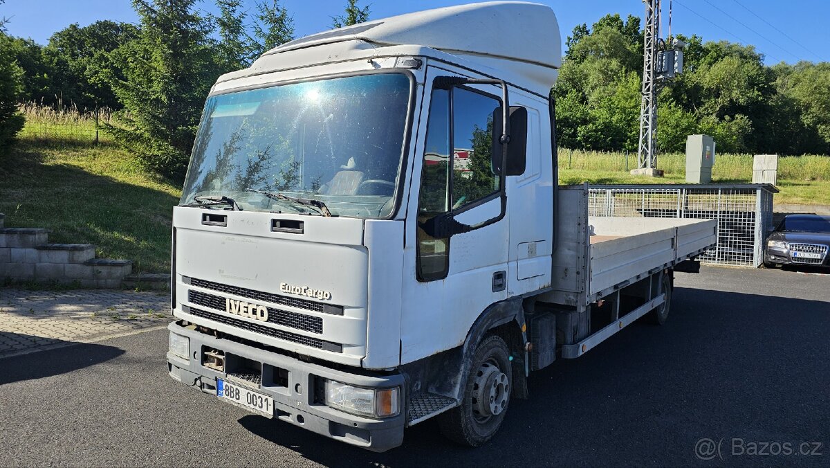 7.5t Iveco 6.5m spaní nové pneu, bočnice valník Eurocargo - 3