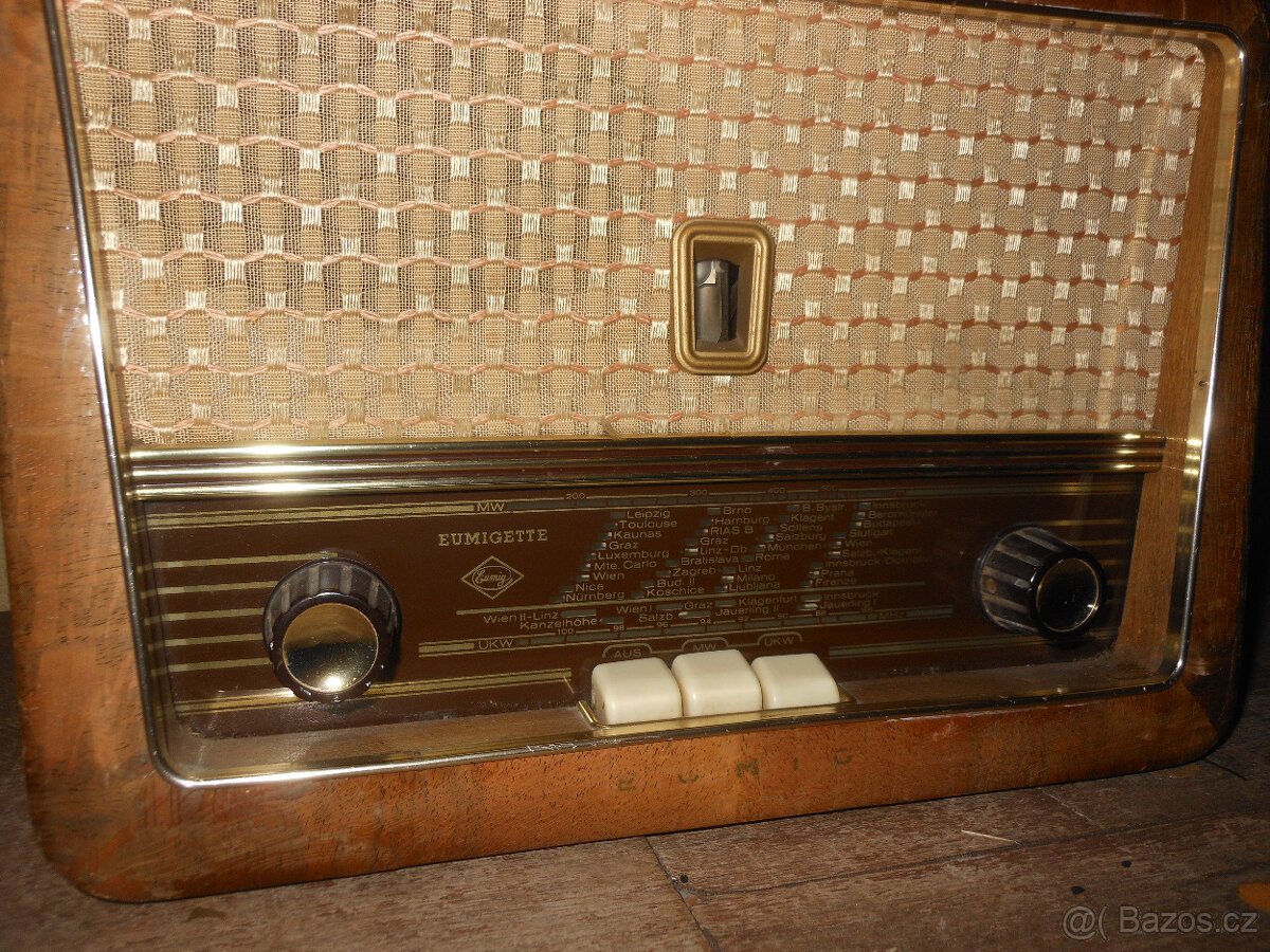 Staré rádio Eumig - Eumigette U - 3